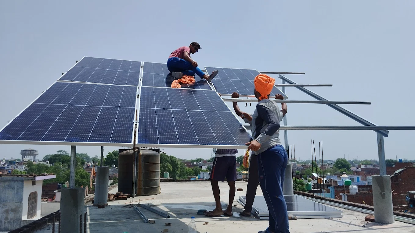 Residential Rooftop Solar Installation in Gomti Nagar Lucknow